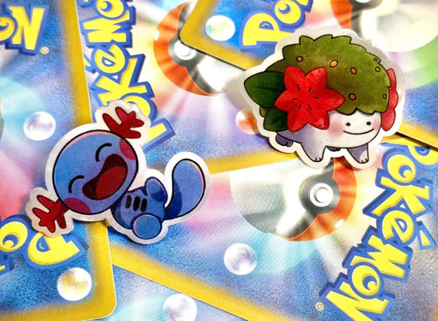 Handmade 1 in acrylic charms