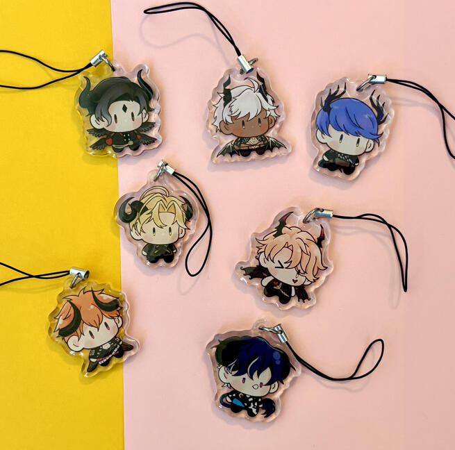 Obey Me 1.5in phone charms